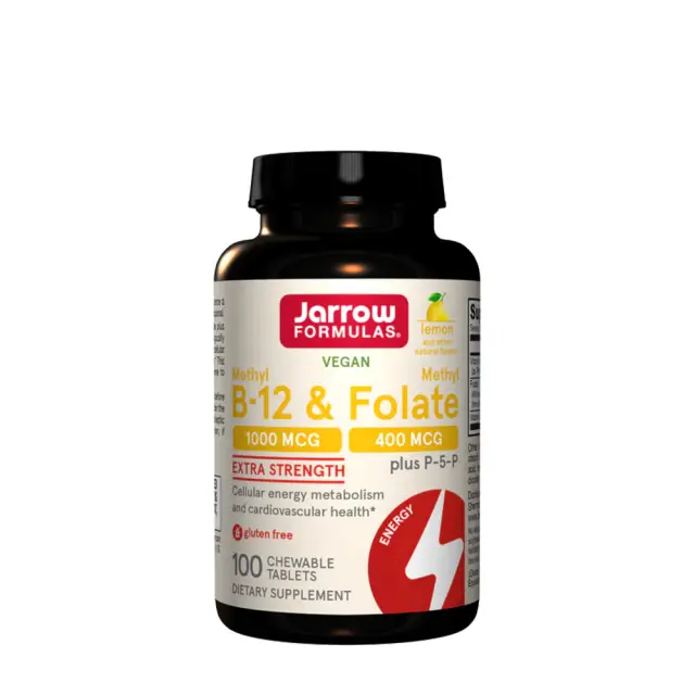 Jarrow Formulas Methyl B-12 & Methyl Folate 400 mcg