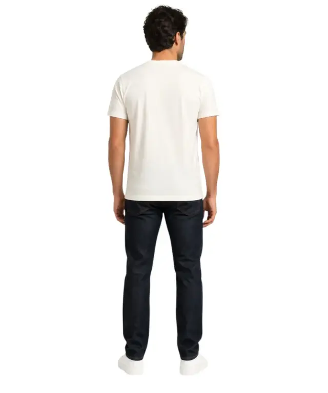 Rifle- Ανδρικό T-shirt RFT274-BIANCO Λευκό 2