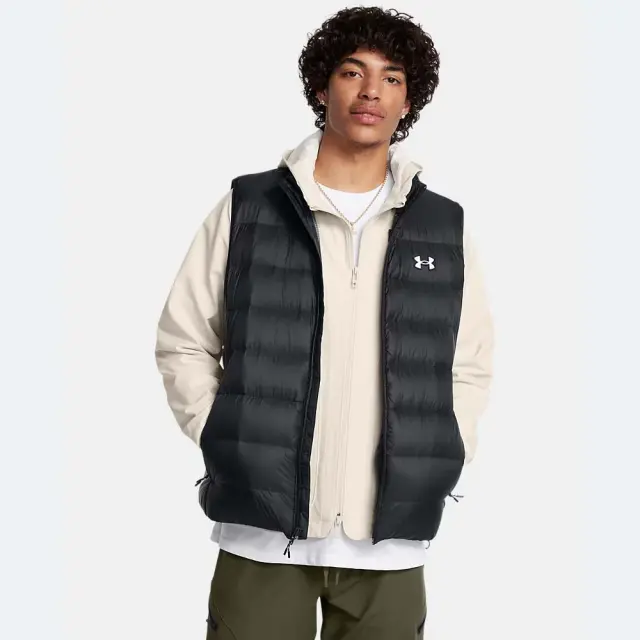 Under Armour Men's Legend Down Vest Jacket Μαύρο 1385838-001 (Under Armour)
