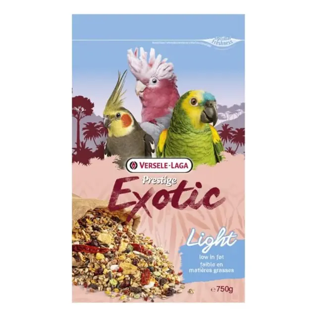 Versele Laga Prestige Parrots Exotic Light Μείγμα για Μεσαίους Παπαγάλους 750g