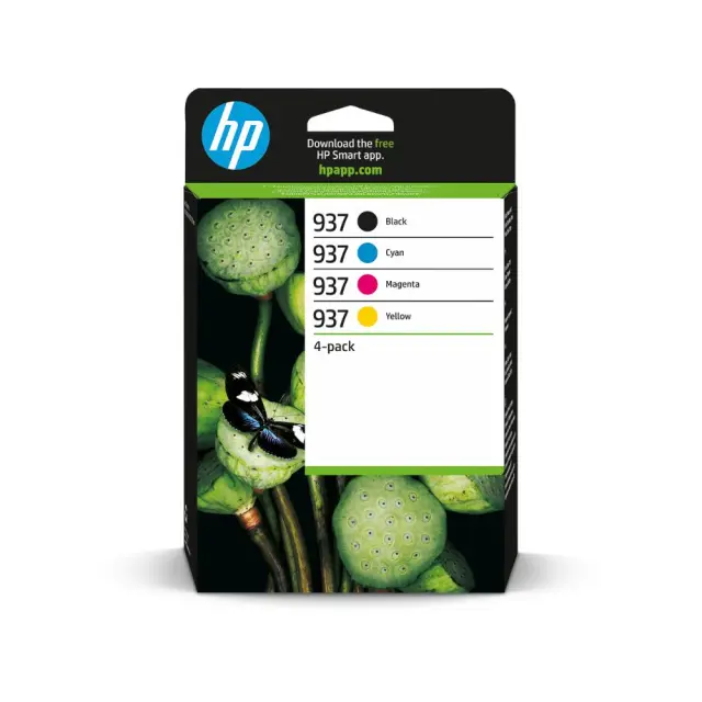 HP Μελάνι Inkjet No.937 CMYK 4-Pack (6C400NE) (HP6C400NE) HEWLETT PACKARD