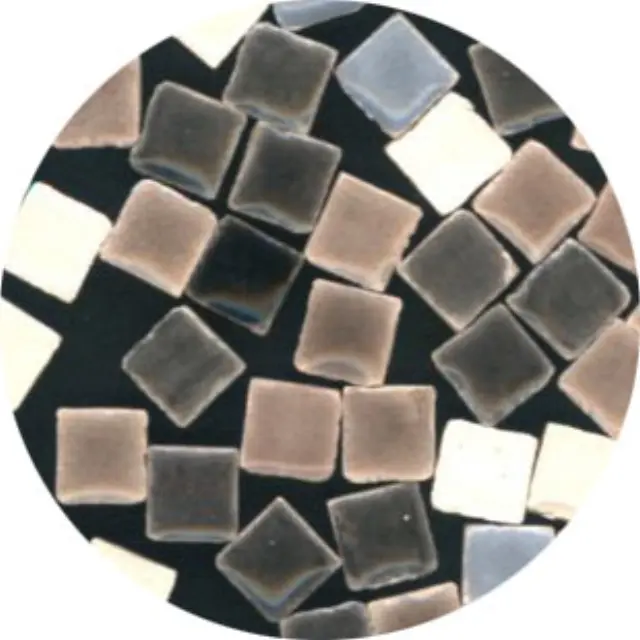 Mini Κεραμική Ψηφίδα 5x5x3mm, Mix Black White ~10gr ~100τεμ