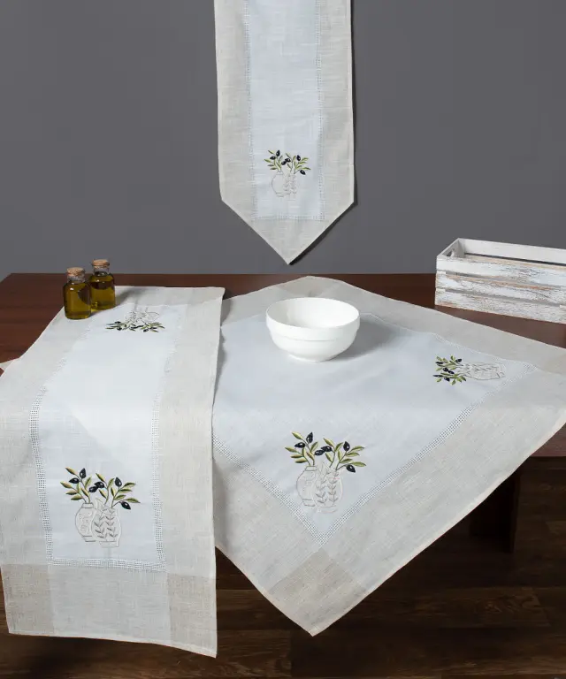 Τραβέρσα N1 (45cm x 175cm) ivory - -