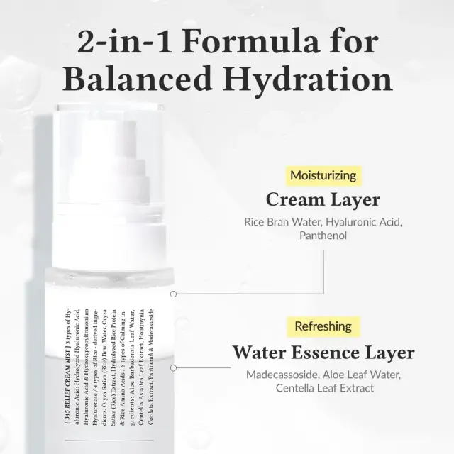 Dr.Althea 345 Relief Cream Mist - Διφασικό Ενυδατικό + Καταπραϋντικό Mist 100ml 3