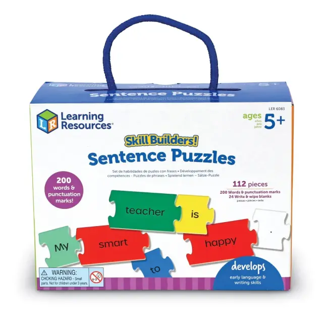 Learning Resources Skill Builders! Sentence Puzzles Παζλ Αγγλικών Προτάσεων (5+ ετών) LER6083 2