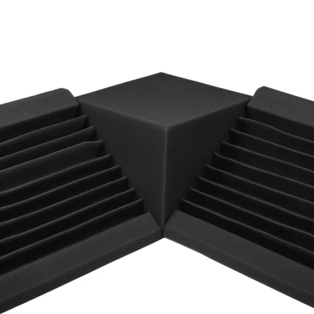 DNA ABC BK black acoustic corner cube soundproofing foam reverberation echo reduction 3