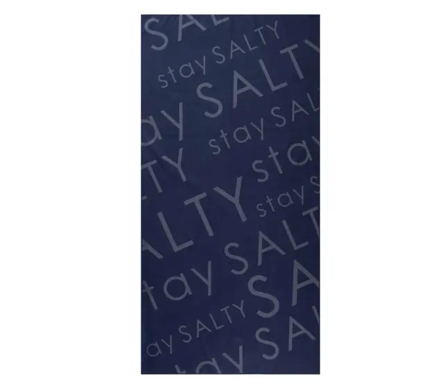 ΠΑΙΔΙΚΗ ΠΕΤΣΕΤΑ ΘΑΛΑΣΣΗΣ STAY SALTY 75X150 BLUE/BLACK NEF NEF