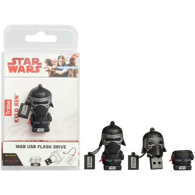 Tribe Star Wars Kylo Ren 16GB USB 2.0 Stick Μαύρο 2