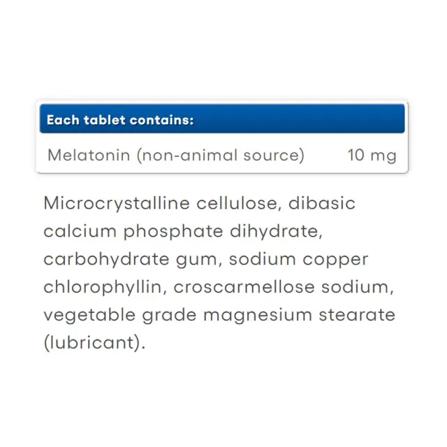 Natural Factors Melatonin Quick Release Plus Timed Release 10 mg 2