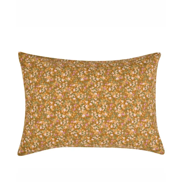 Σετ Μαξιλαροθήκες 2 Τεμαχίων Kentia Fay A Mustard-Green-Pink 50X70