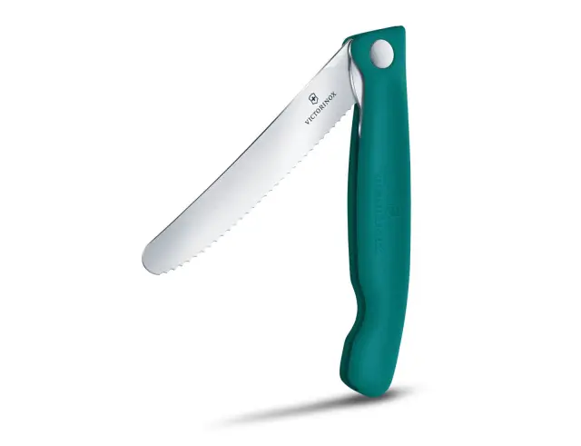 Aναδιπλούμενο Μαχαίρι Γενικής Χρήσης Victorinox Swiss Classic με μήκος λεπίδας 11cm - Green6.7834.FC1 3