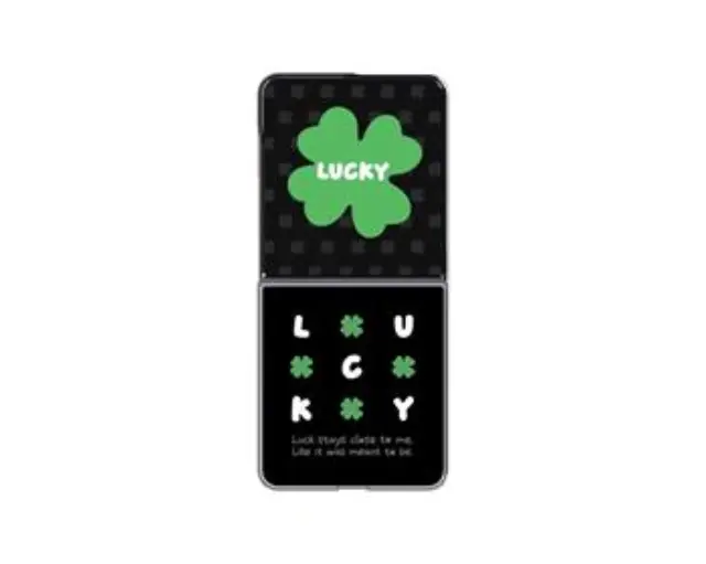 GP-FFF776CUC Samsung FlipSuit Lucky Clover Cover for Galaxy Z Flip 8
