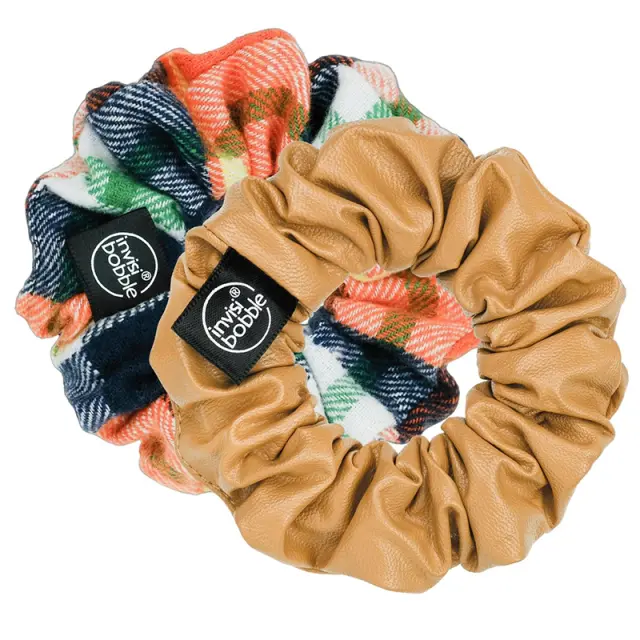 Invisibobble Sprunchie Original Scrunchies Duo Fall in Love It's Sweater Time Λαστιχάκια Μαλλιών 2τμχ 2