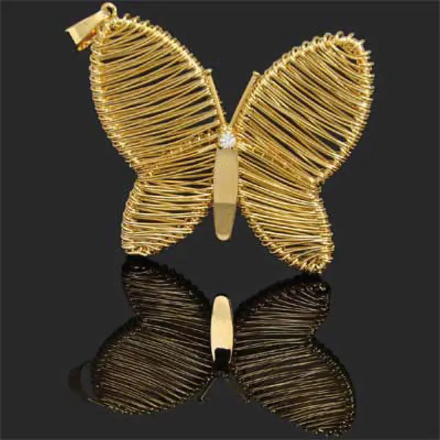 Διακοσμητικό 18K Forever Gold Πεταλούδα 50mm - 1τεμ