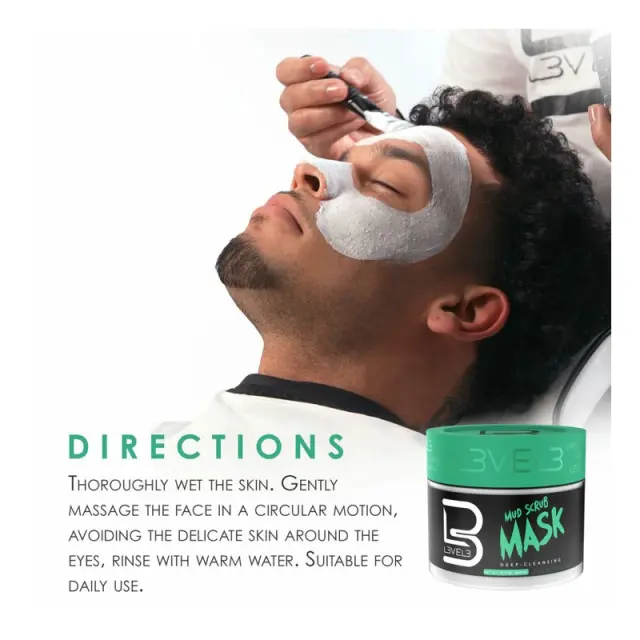 Level3 Mud Scrub Mask 500ml 3