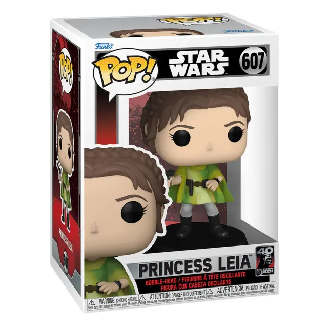 Funko Pop! STAR WARS 6 "40TH ANNIVERSARY" - Leia (BH) #607 Figure 2