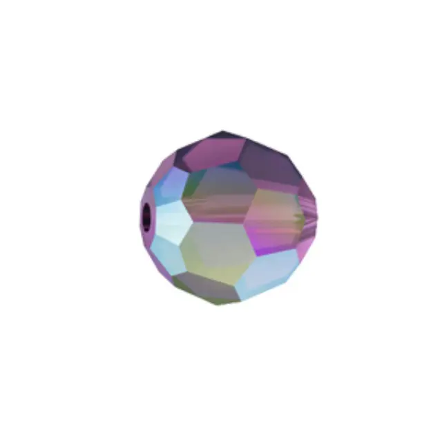 Swarovski 5000 Faceted Round Amethsyt AB 6mm - 10τεμ