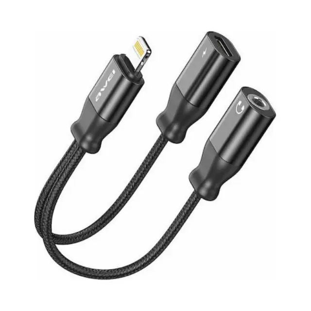 Awei CL-73 Μετατροπέας Lightning male σε 3.5mm