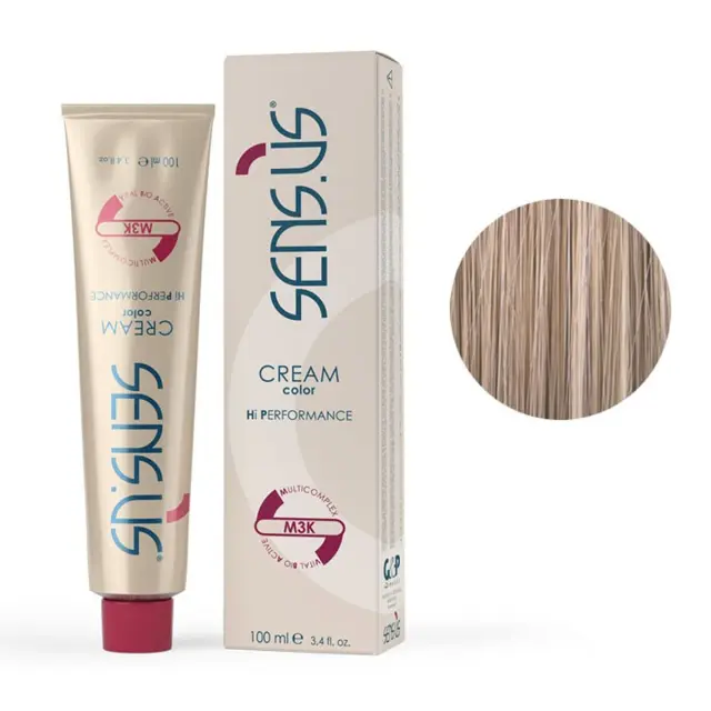 Sensus M3K Permanent Hair Color 9.3 Very Light Golden Blonde 100ml - (μόνιμη βαφή πολύ ανοιχτό ξανθό ντορέ)