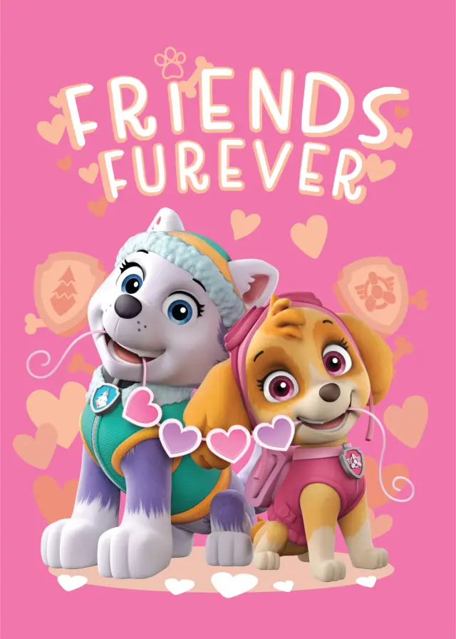 Paw Patrol Friends Furever Κουβέρτα Fleece 100×140 cm