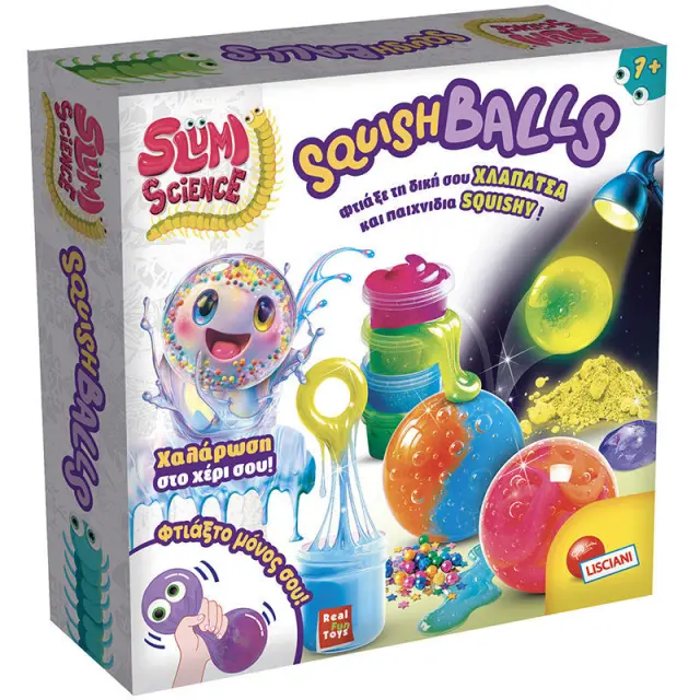 Slumi Science Squish Balls – Φτιάξε τις Δικές σου Ζουλιχτές Μπάλες Antistress | 7+ Ετών