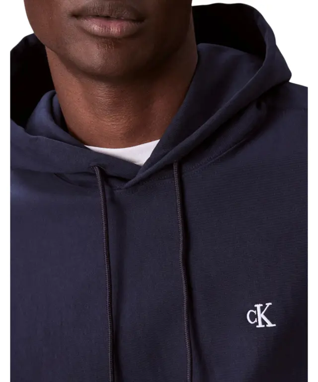 Calvin Klein - Ανδρικό Φούτερ με Κουκούλα Premium Terry Monogram LV04RC278G-CEF Μπλε 3