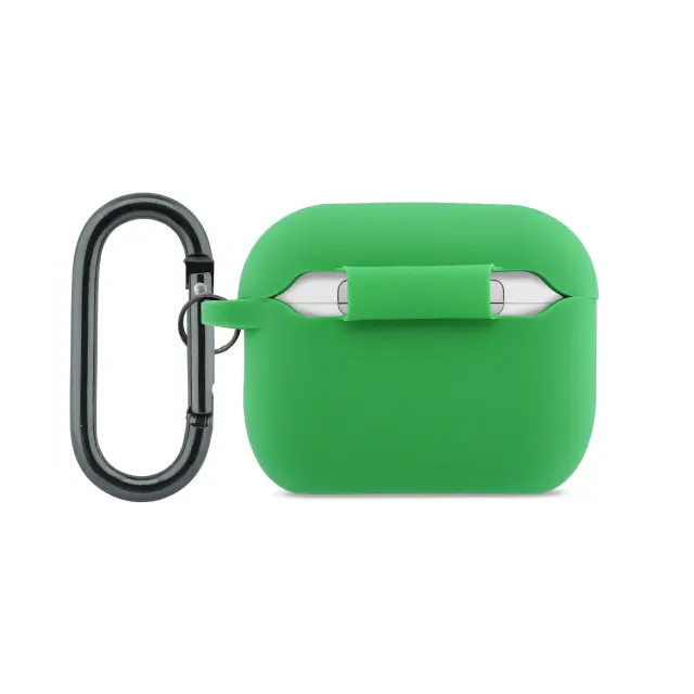 Lacoste Liquid Silicone Croc Logo Case for AirPods Pro 3 Green 3