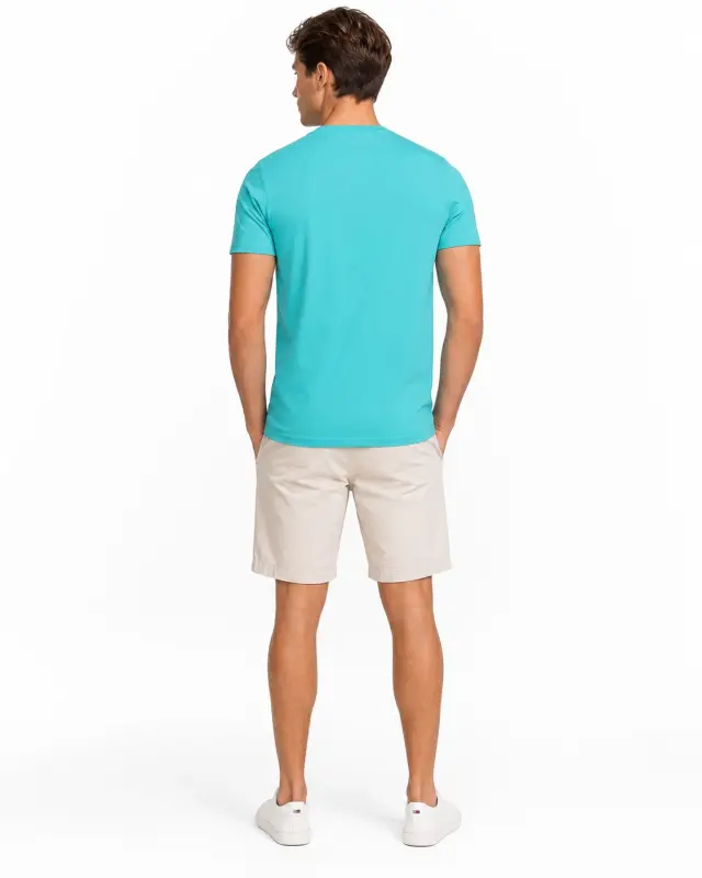 Norway Nautical School - Ανδρικό T-shirt Κοντομάνικο 836010-HAZY Πετρόλ 3
