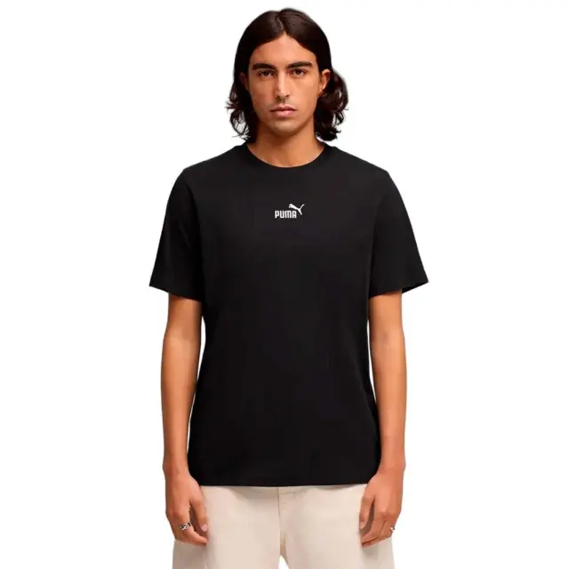 Puma Men's Essentials Small No1 Centered Logo Tee Μαύρο 692912-01 (Puma)