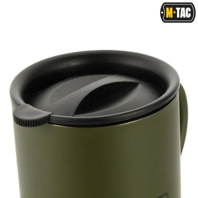 M-Tac Drinking Cup Insulated 450 Ml-Κούπα Ματ Λαδί από Aνοξείδωτο Ατσάλι - 06-Χακί-Olive Green 3