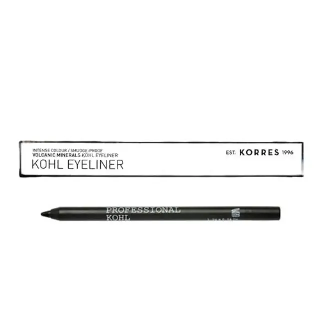 Korres Volcanic Minerals Kohl Eyeliner White 03 1τεμ. (Μολύβι Ματιών σε Άσπρο Χρώμα)