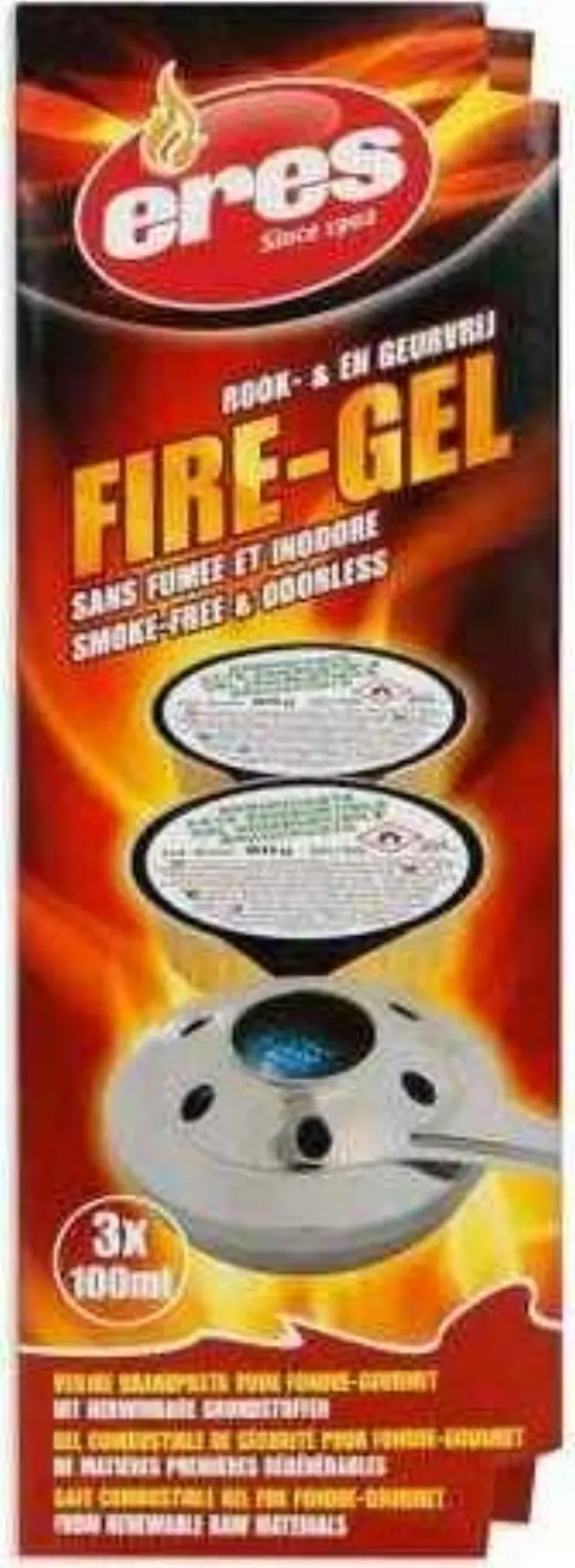 Beka Τζελ Για Φοντύ Eres Φυτικής Προέλευσης 27x9,5cm 80ml (x3 Τεμάχια) Σετ