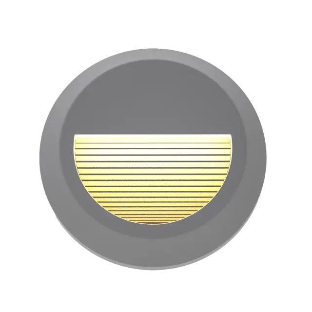 it-Lighting Maroon LED 2W 3CCT Outdoor Wall Lamp Grey D:15cmx2.7cm (80201630)
