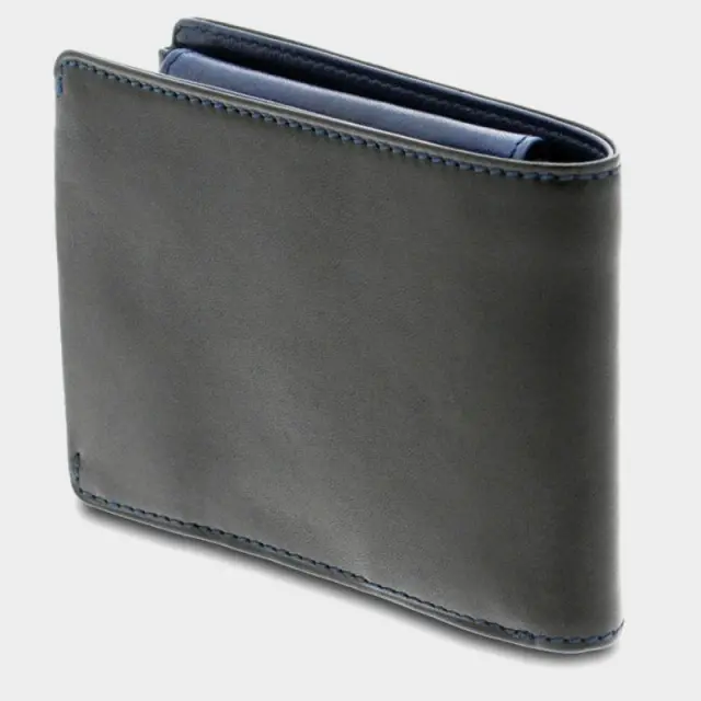 Δερμάτινο Πορτοφόλι Guidi 7066 Μαύρο/Μπλε - ONESIZE 2