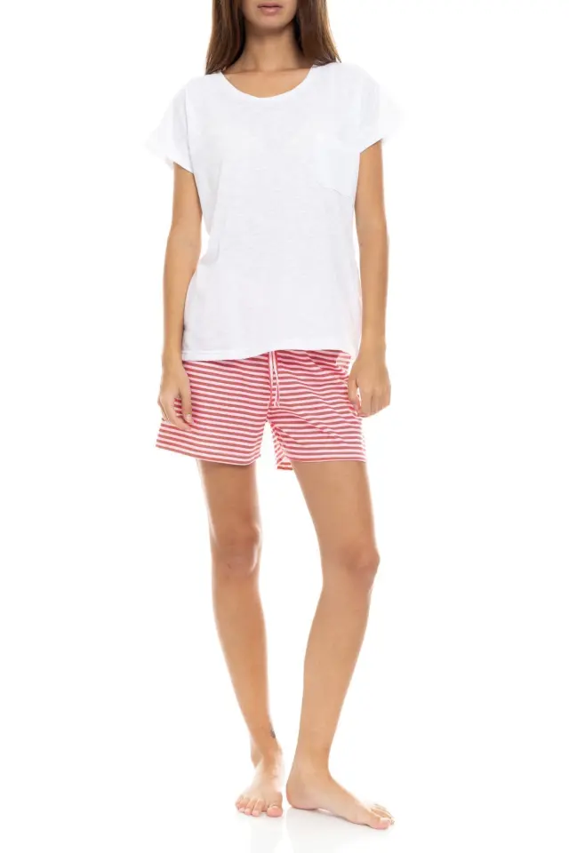 S1419 - Red - PYJAMA SHORTS RAINBOW 2