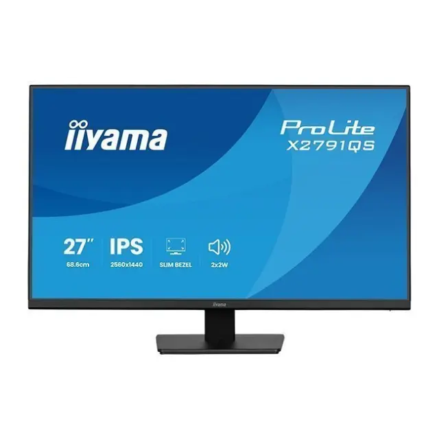 iiyama ProLite X2791QS-B1 computer monitor 68.6 cm (27") 2560 x 1440 pixels Quad HD LED Black