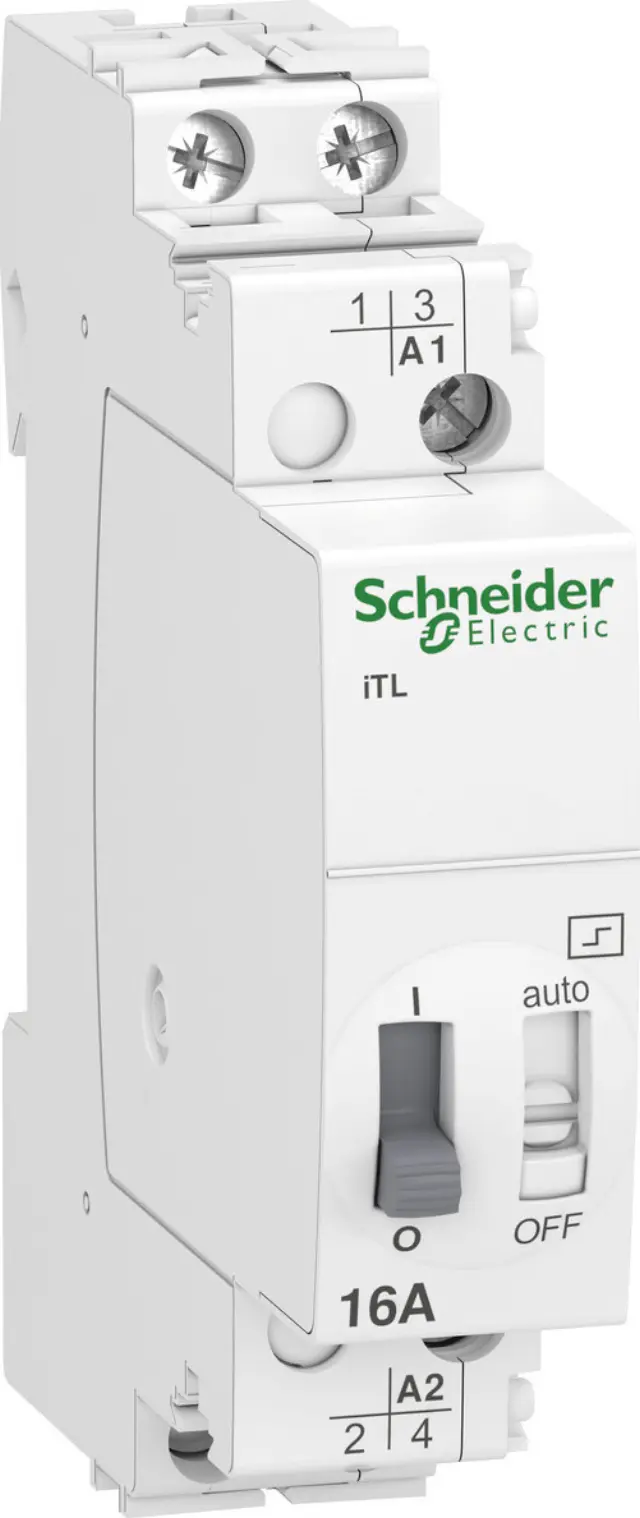 impulse relay iTL - 2P - 2 NO - 16A - coil 110 VDC - 230...240 VAC 50/60Hz