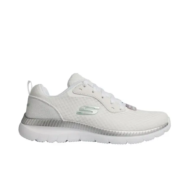 Skechers Women's Bountiful Άσπρο - Ασημί 12606-WSL (Skechers)