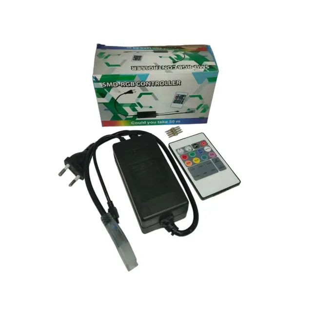 Τροφοδοτικό και τηλεχειριστήριο rgb για 1200W 50M εμβέλεια