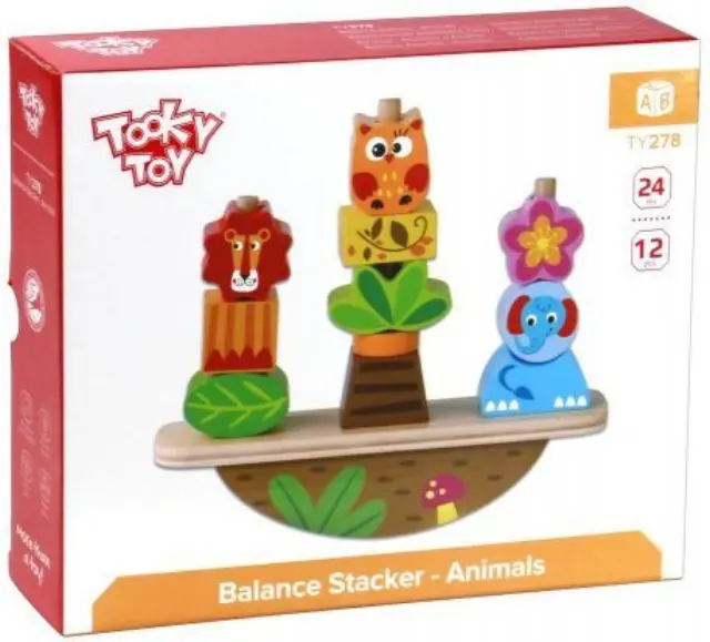 Tooky Toys® Ξύλινα Ζωάκια Ισορροπίας