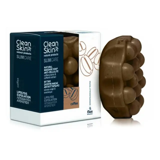 CleanSkin Natural Products Slimming & Anti-Cellulite Σαπούνι για την Κυτταρίτιδα Γλουτών με Εκχύλισμα Καφέ 100gr