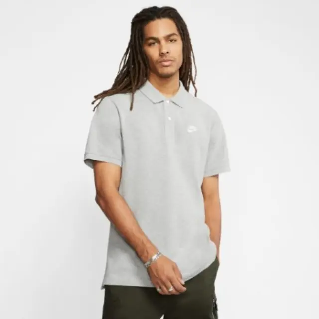 Nike Sportswear Polo T-Shirt (CJ4456-063) - Γκρί - XL