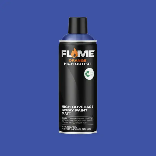 Flame Orange Spray Paint 400ml FO-426 Cosmos Blue