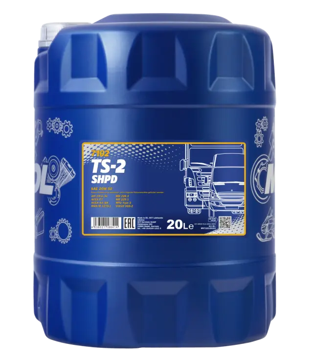 Mannol TS2 SHPD Λάδι Αυτοκινήτου 20W-50 20lt