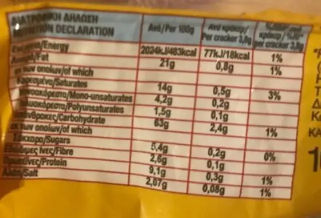 Παπαδοπούλου Pick Crackers Classic 100 gr 3