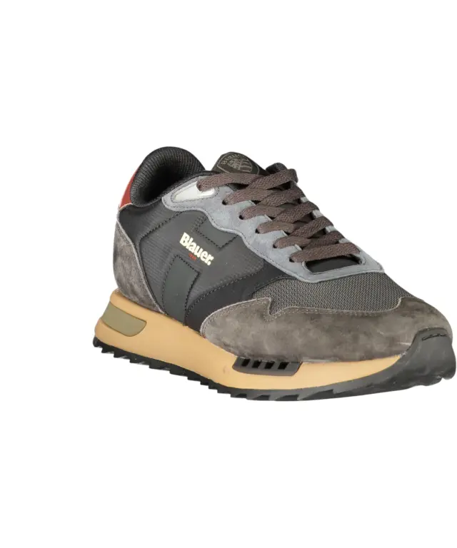 Blauer - Ανδρικά Sneakers F6RYDER01NYN-BLKBRW Μαύρο/Καφέ 2