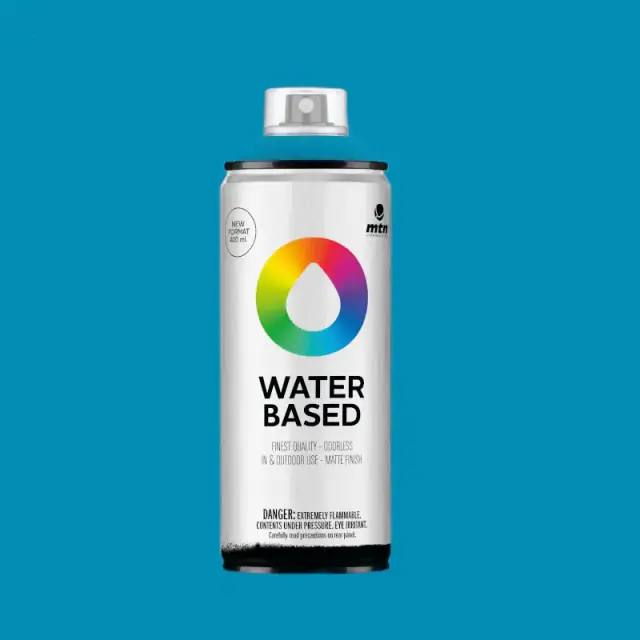 MTN Waterbased Spray Paint 400ml WB4 RV-343 Reef Blue