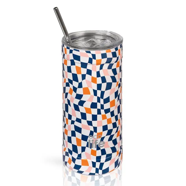 Ποτήρι Θερμός Color Squares Coffee Thermos 500ml / 33-BO-4186 (Ecolife)