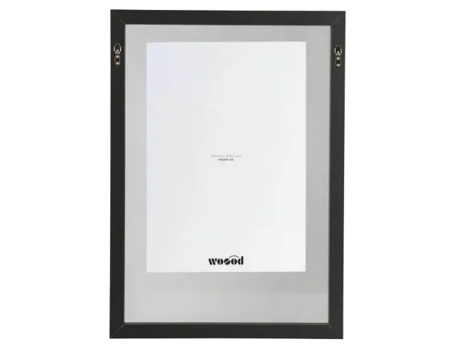 Κορνίζα Blake WOOOD με πασπαρτού, διαστάσεις 50x4x70cm και διαστάσεις φωτογραφίας 44x64cm - Black 2