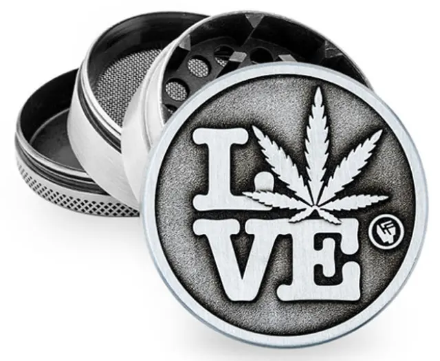 Grinder Τρίφτης «420 Love» 50mm - 4 Parts